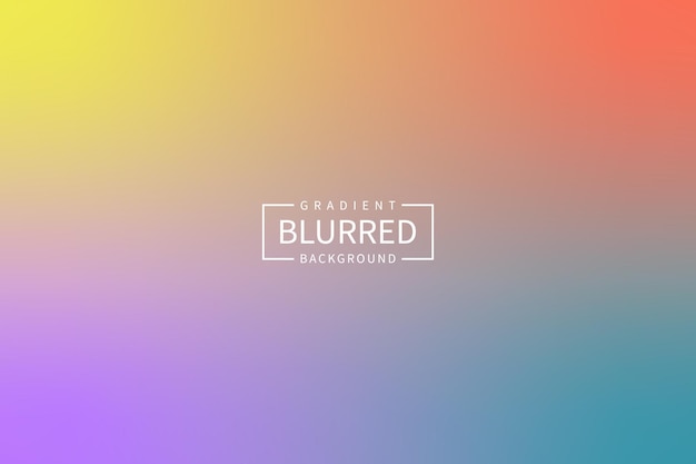 Vector gradient mesh blurred background design