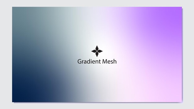 Gradient Mesh Illustration with Soft Blend of Colors