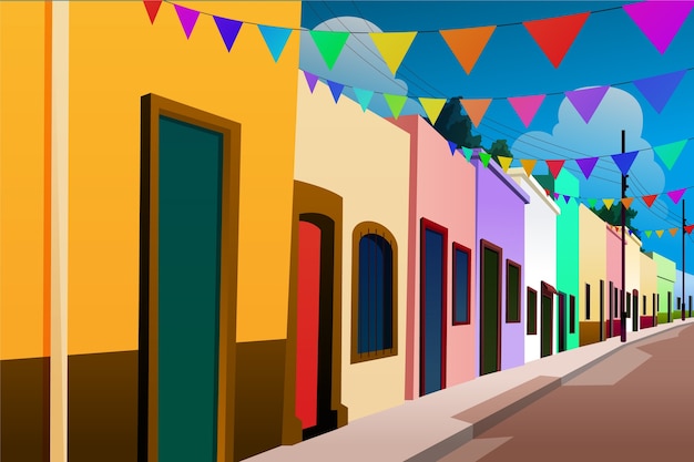 Vector gradient mexico illustratie