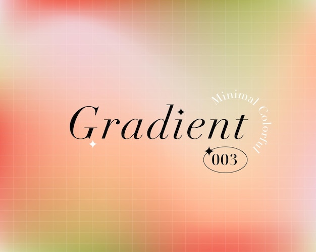 Gradient Minimal Red Green Colorful Free Vector