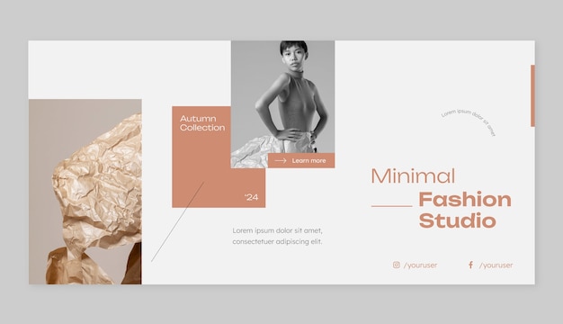 Gradiënt minimale zakelijke banner