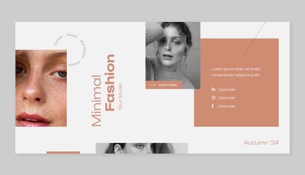 Gradiënt minimale zakelijke banner