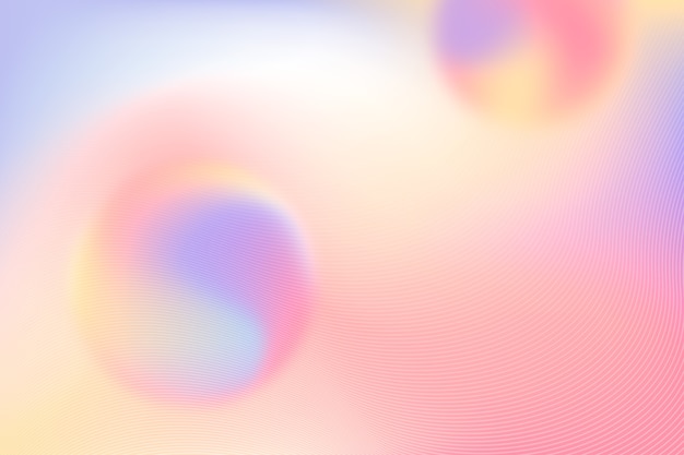 Vector gradient minimalist background with circles