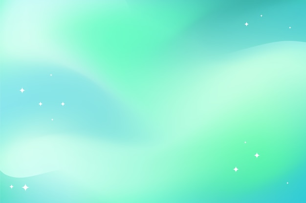 Vector gradient mint background