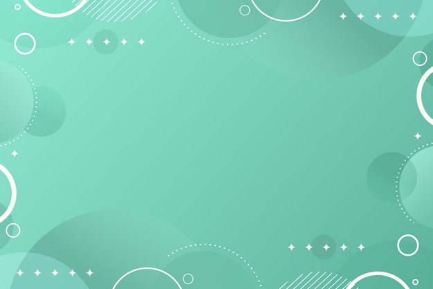 Vector gradient mint  background