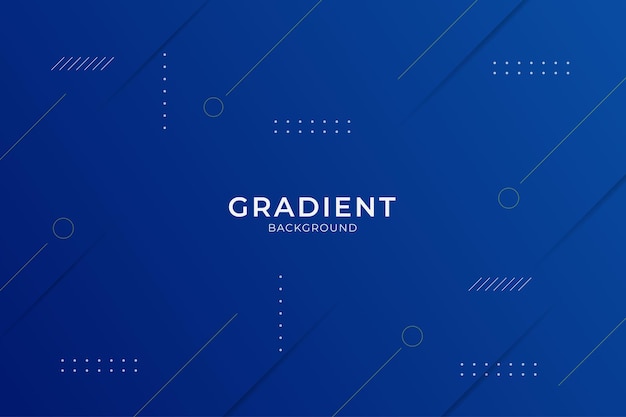 Gradient modern abstract blue background