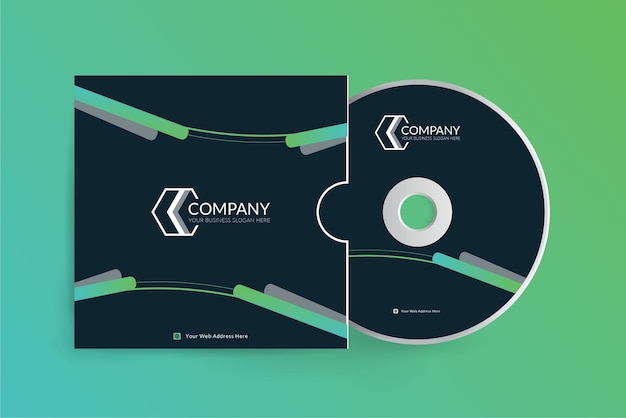 Gradient modern creative CD cover design