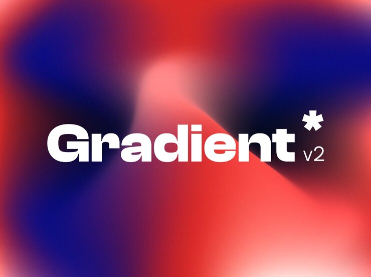 Vector gradient modern texture garin background red
