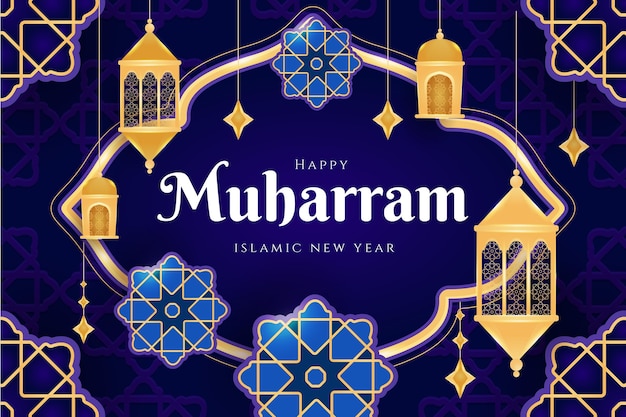 gradient muharram illustration