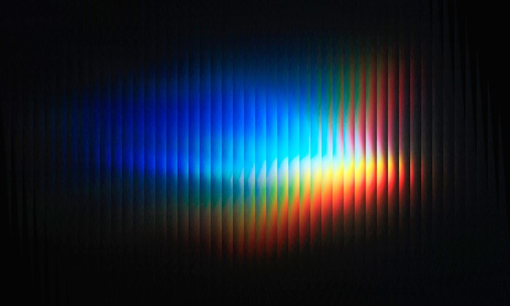 Vector gradient multicolored vector glass grainy blurred neon in pastel colors for covers wallpapes