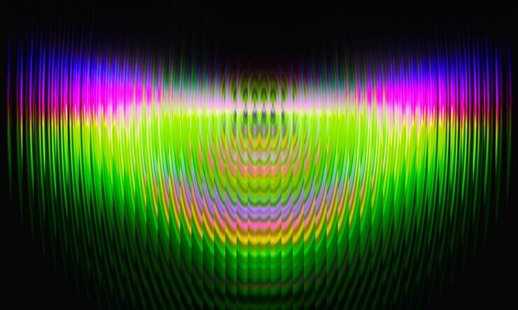 Vector gradient multicolored vector glass grainy blurred neon in pastel colors for covers wallpapes