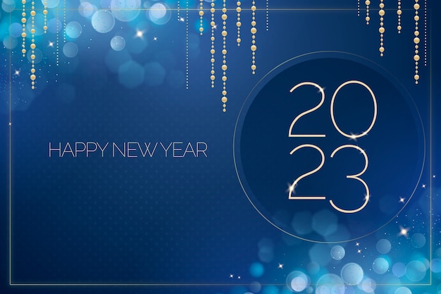 Vector gradient new year 2023 background