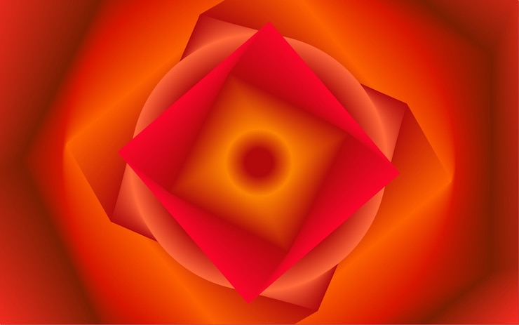 Vector gradient orange and pink background