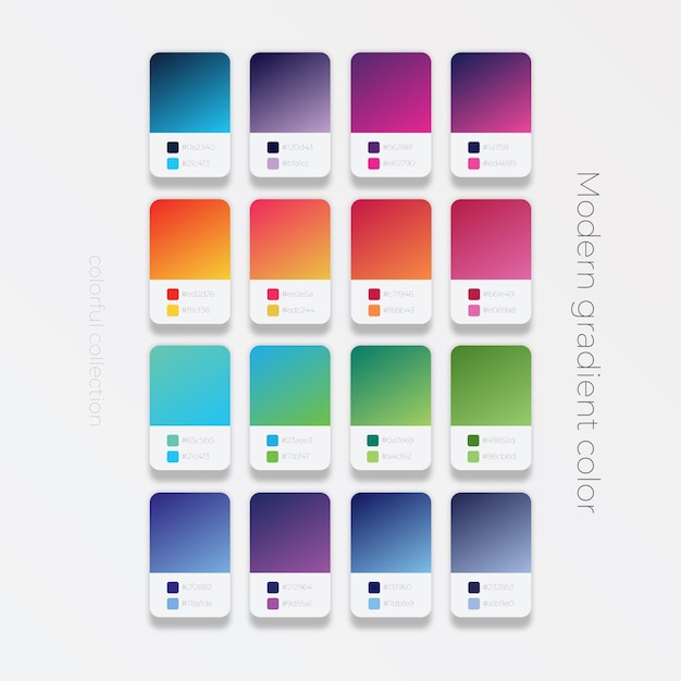 Gradient pallete color