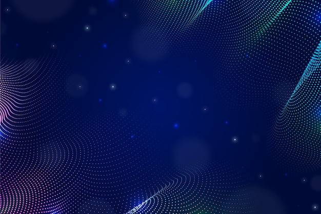 Vector gradient particle wave background