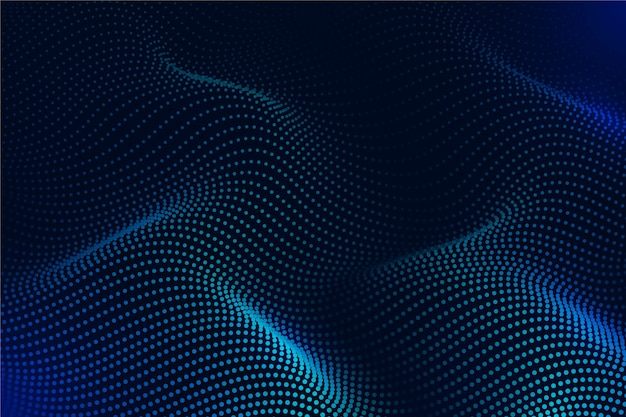 Vector gradient particle wave background