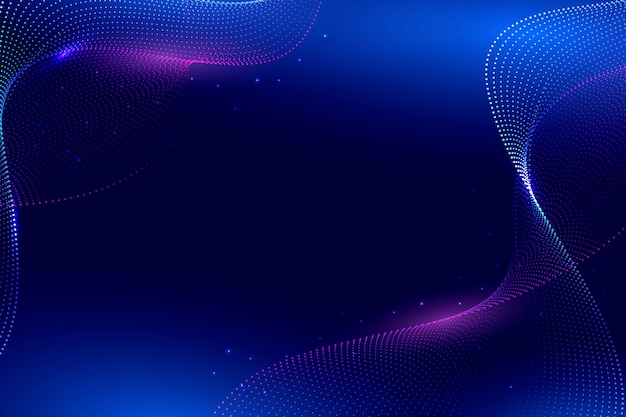 Vector gradient particle wave background