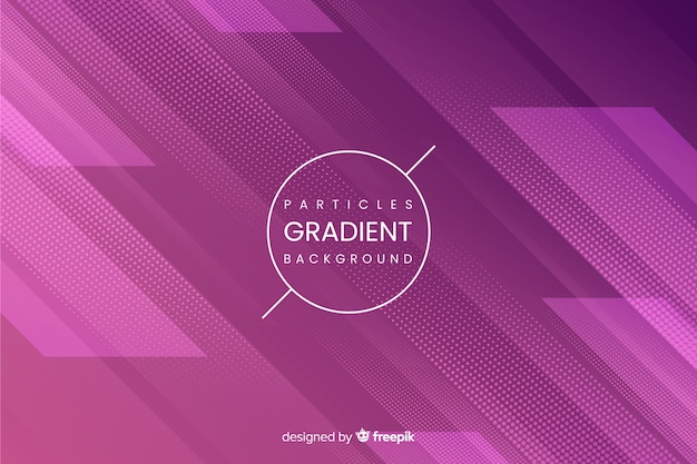 Gradient particles background