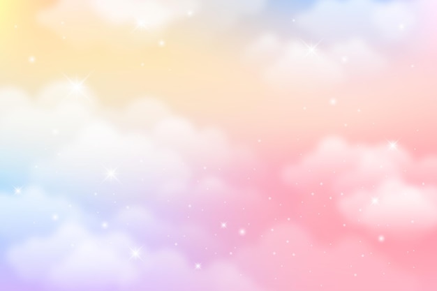 Gradient Pastel Sky Background