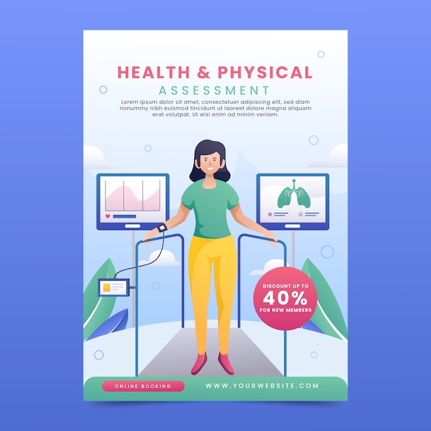 Gradient physical assessment poster