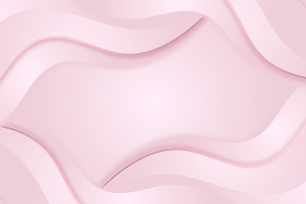 Vector gradient pink abstract wavy background lovely design