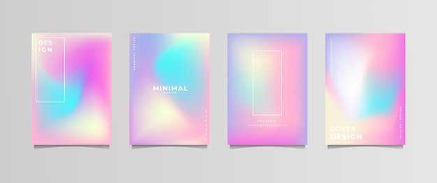 Gradient poster for home wall decoration