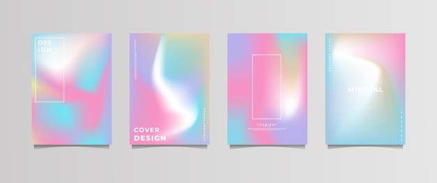 Gradient poster for home wall decoration