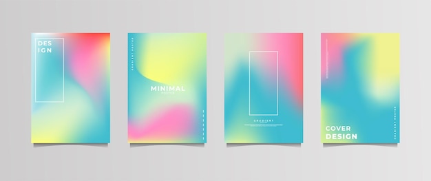 Gradient poster for home wall decoration