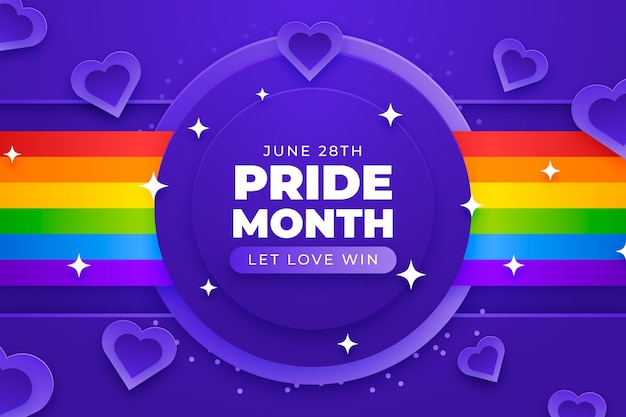 gradient pride month background