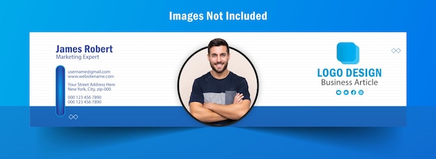 Gradient professional LinkedIn banner Free Vector