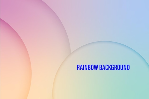 Gradient rainbow background design with gradient wallpaper