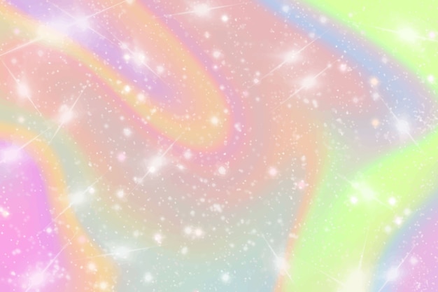 Vector gradient rainbow glitter background