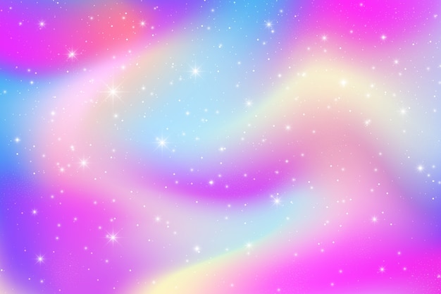 Vector gradient rainbow glitter background