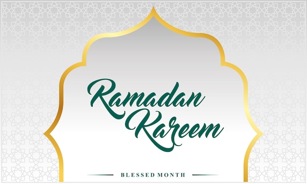 Vector gradient ramadan background