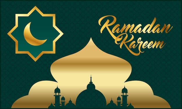 Gradient ramadan background