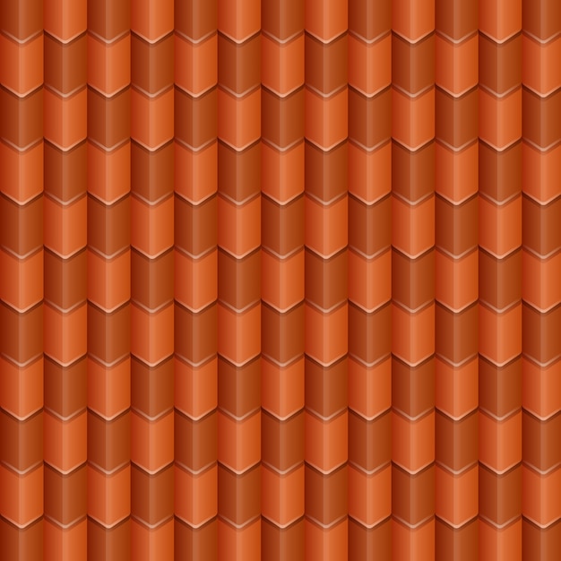 Vector gradient roof tile pattern illustration