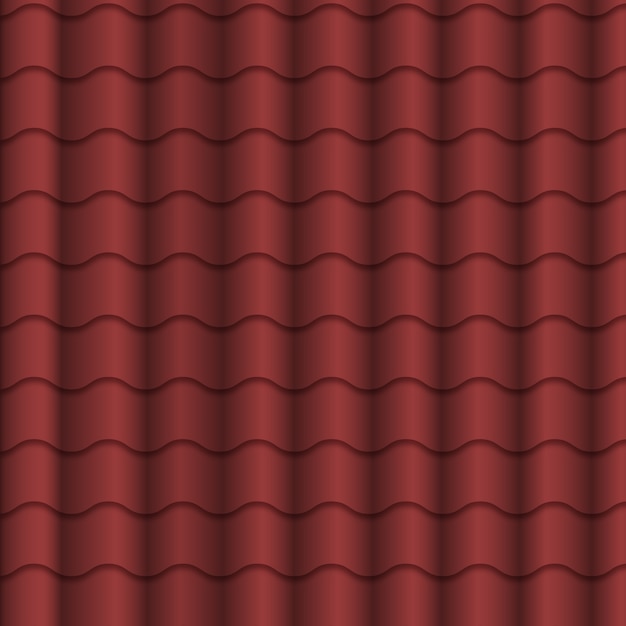 Vector gradient roof tile pattern