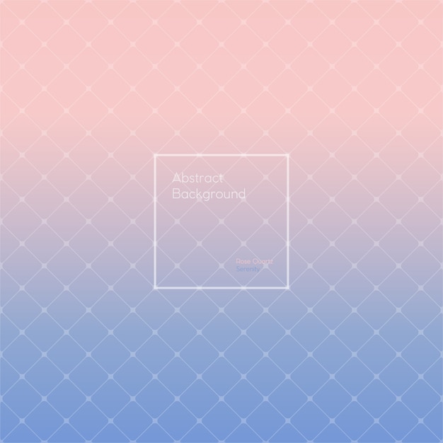 Gradient rose quartz and serenity polygonal pattern.