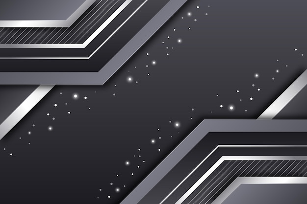 Vector gradient silver background