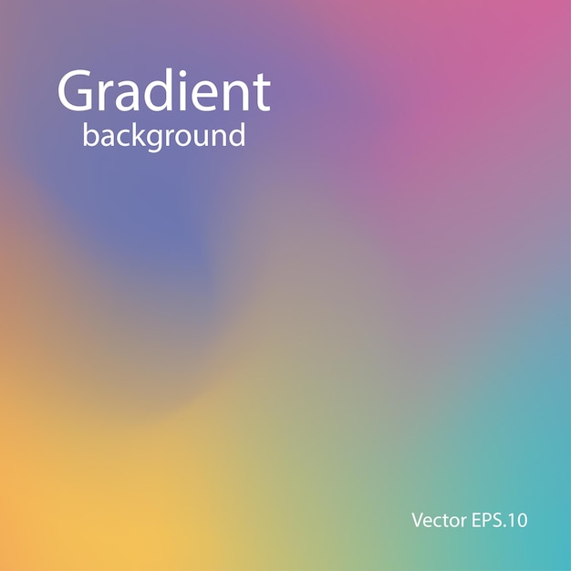 Vector gradient smooth color