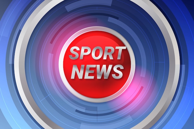 Vector gradient sports news background