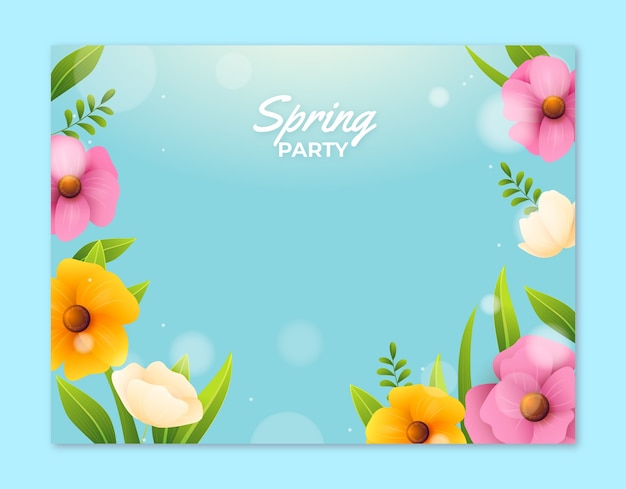 Vector gradient spring template design