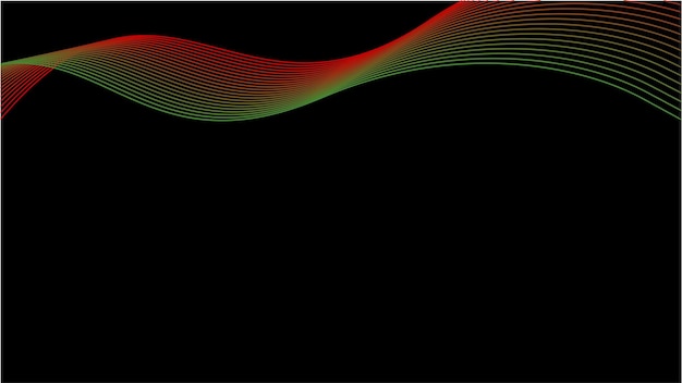 Градиентные полосы фона на темном фоне фондового вектора