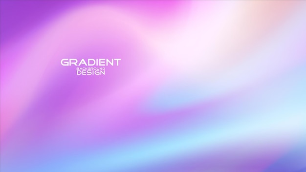 Gradient style background design with colorful wave