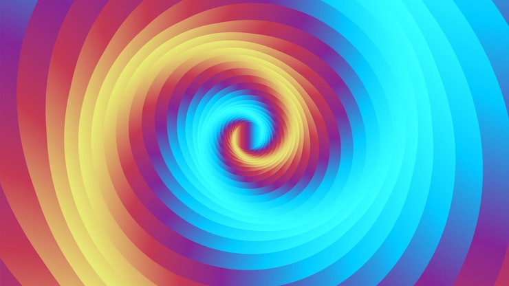 Vector gradient swirl background