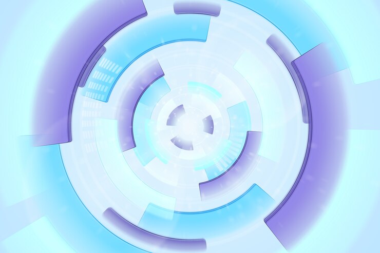 Vector gradient technology background
