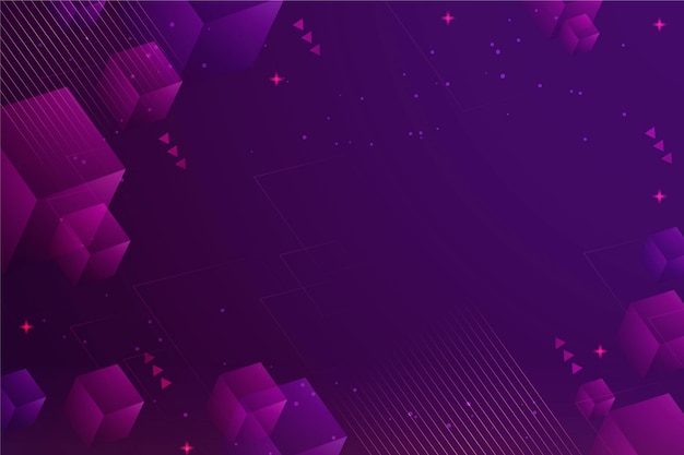 Gradient technology purple background