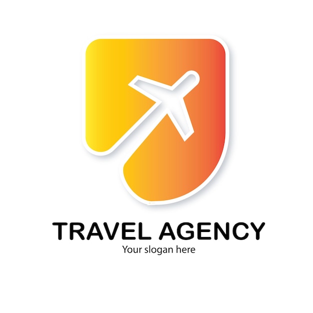 Gradient Travel logo vector illustration