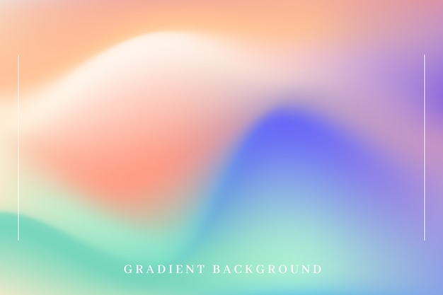 Gradient trendy background