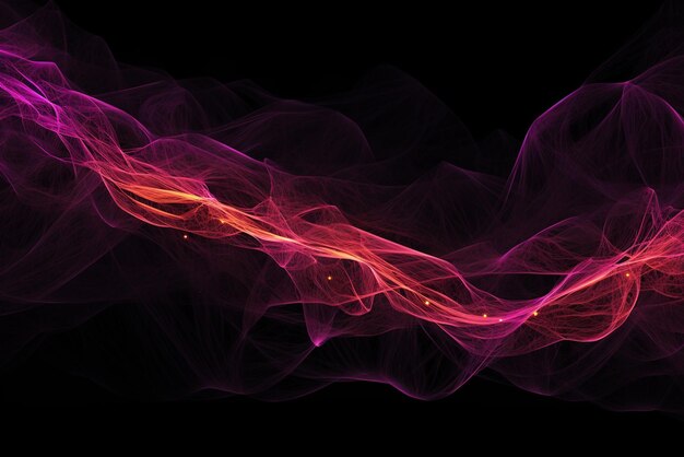 Gradiënt Trendy rookgolven kleurrijke achtergrond behang 3D rendering creatieve rook swoosh stijl